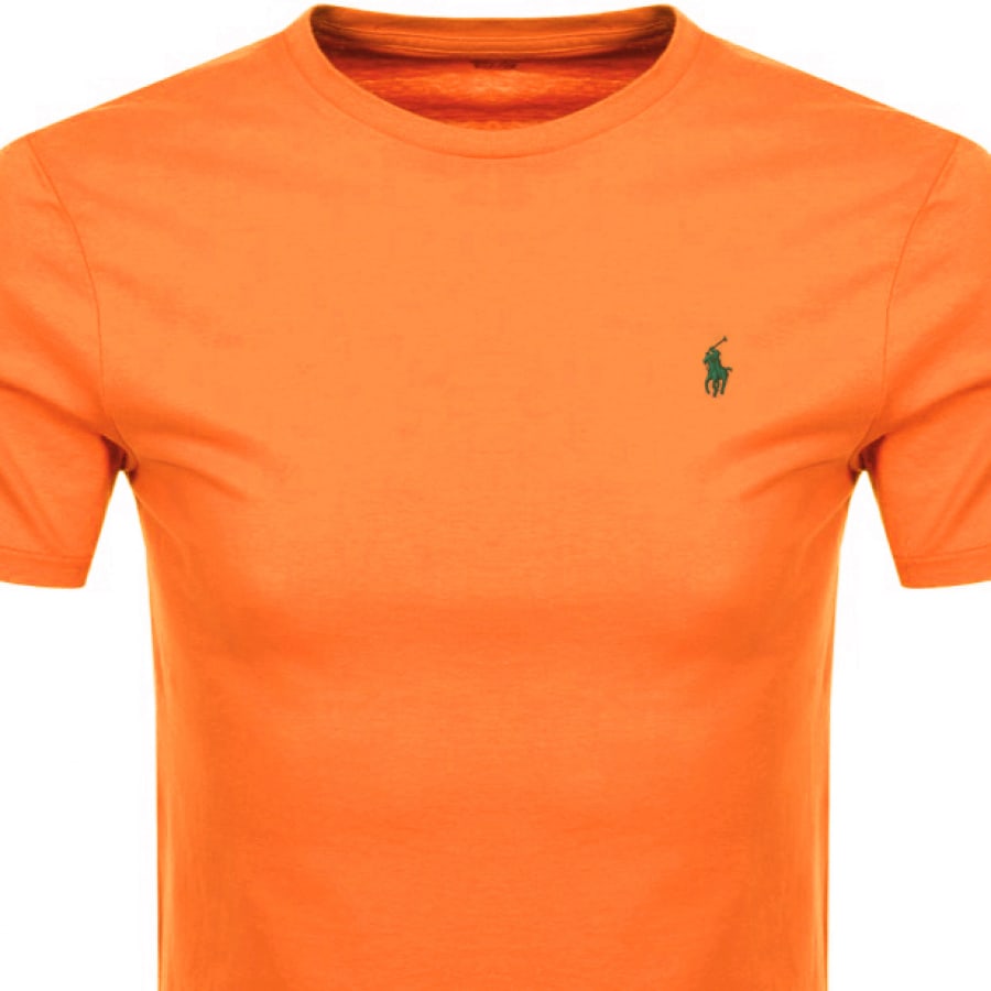 Alternative Image for ProductRalph Lauren Crew Neck T Shirt Orange2